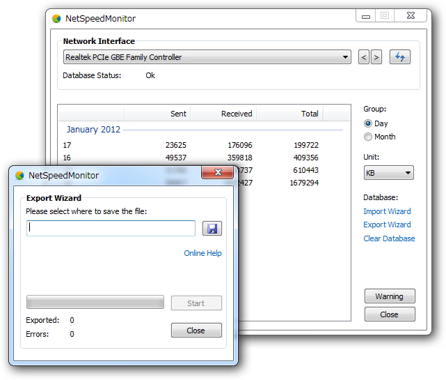 “Data Traffic”機能