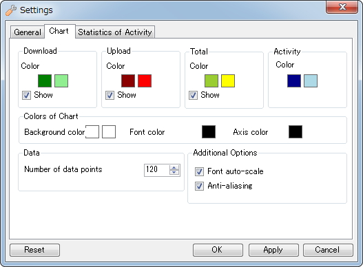 ［Setting］メニューから見栄えをカスタマイズ