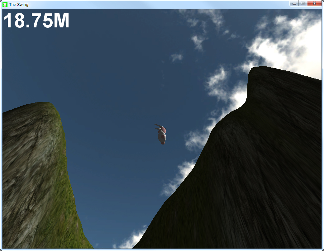 パンダをどこまで飛ばせるかを競おう