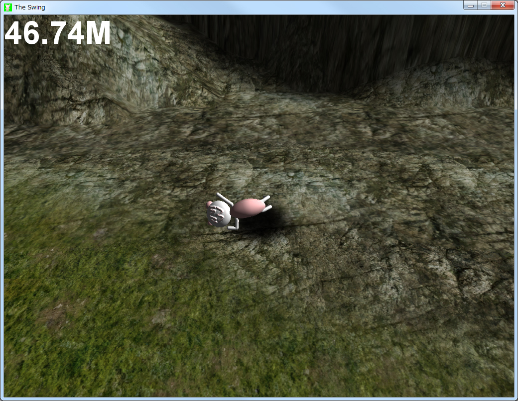 パンダをどこまで飛ばせるかを競おう