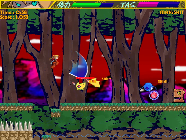 難易度を“難”にするとステージ1からかなりの難しさとなる