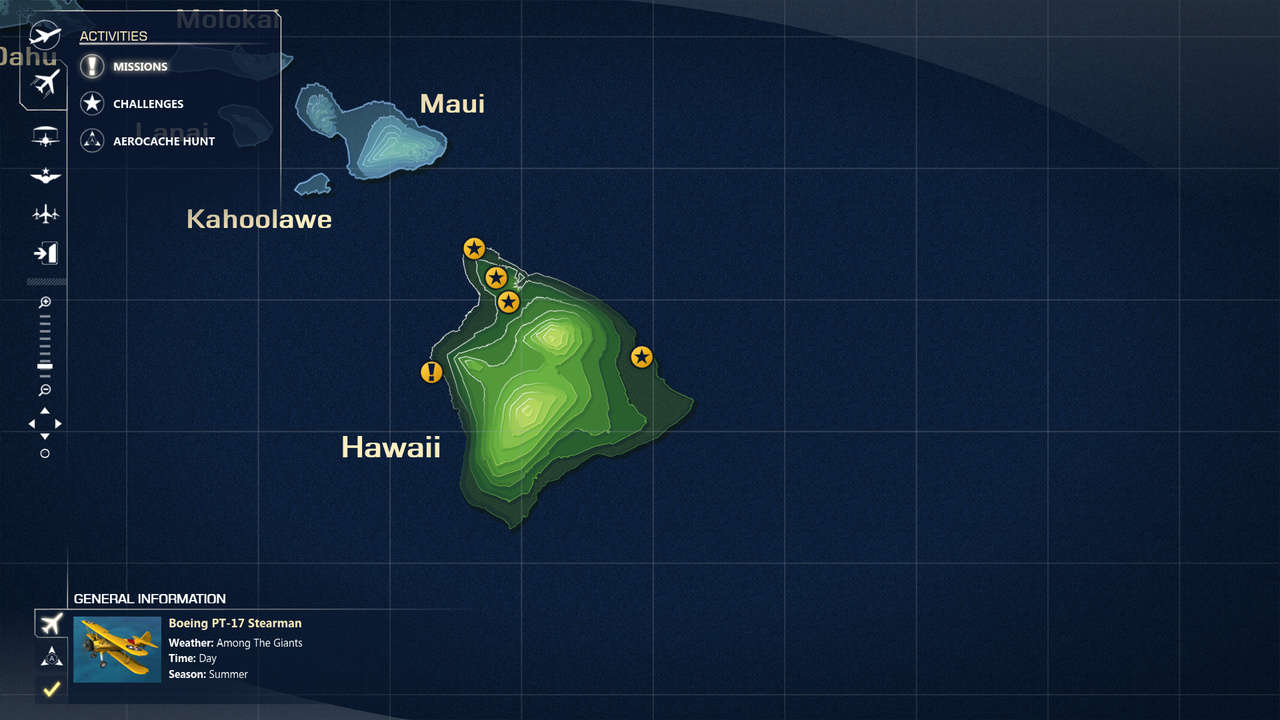 ゲーム仕立てのメイン画面