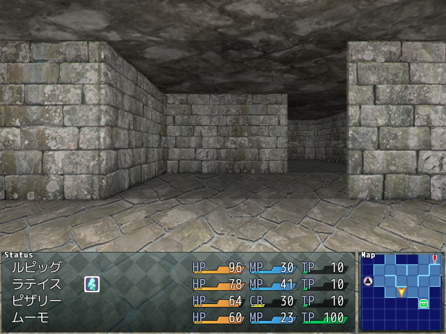 オートマッピング対応の3DダンジョンRPG