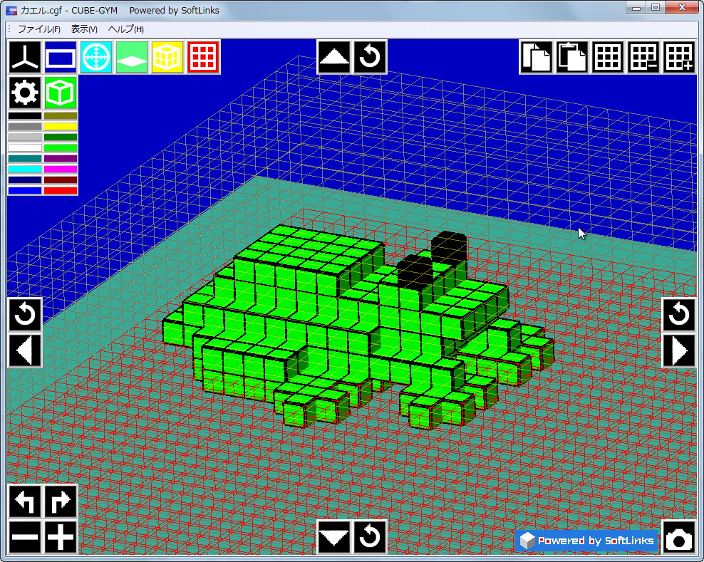 枠線を太くすると“ドット感”が強調される