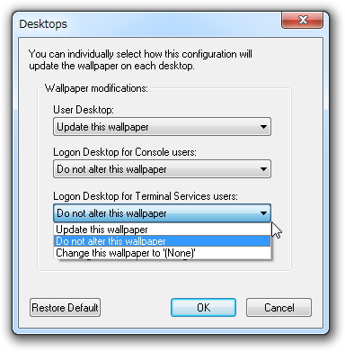 ログオン時にもシステム情報を表示できる