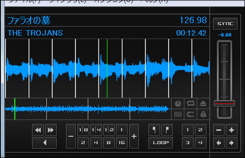 プレイヤー部分