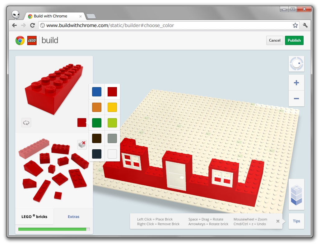 14種類のブロックを最大1,000個まで利用可能