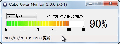 「CubePower Monitor」v1.0.0