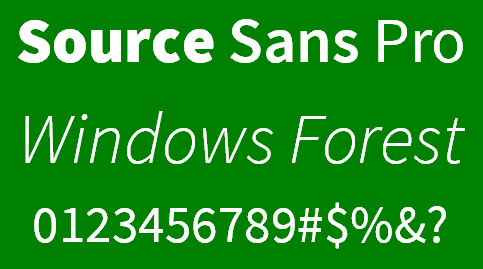 「Source Sans Pro」v1.033