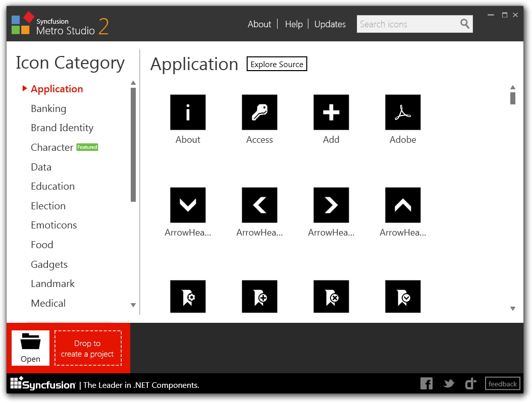 「Syncfusion Metro Studio」v2.0.1.2