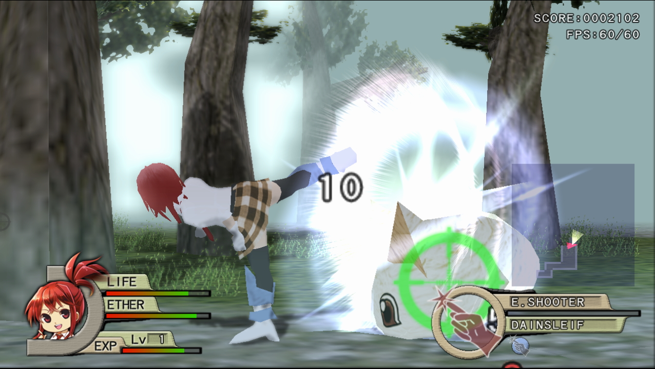 多彩な攻撃で敵を倒していく爽快アクション