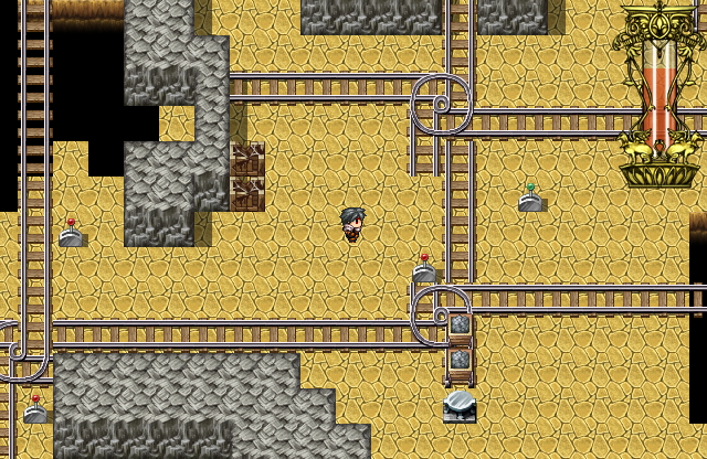 画面右上のゲージが上がると敵に遭遇しやすくなる