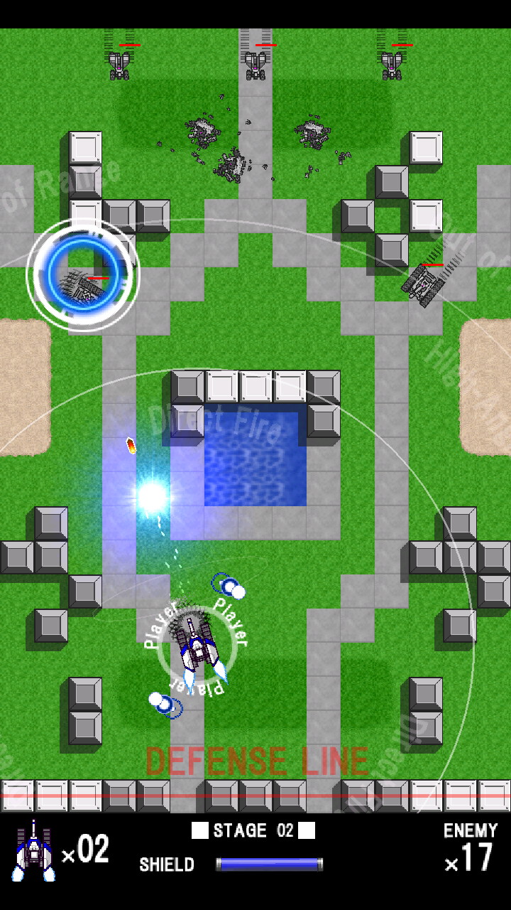 遠距離用のブラスター