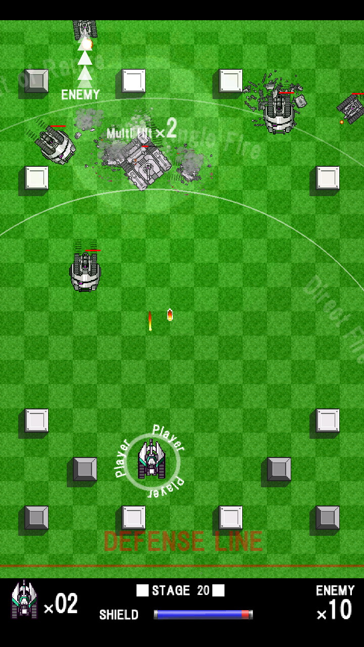 巨大な敵が出るステージも