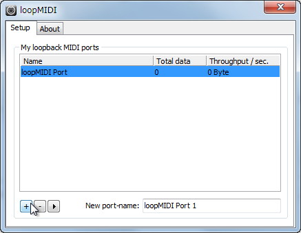 「loopMIDI」v1.0.5 (15)