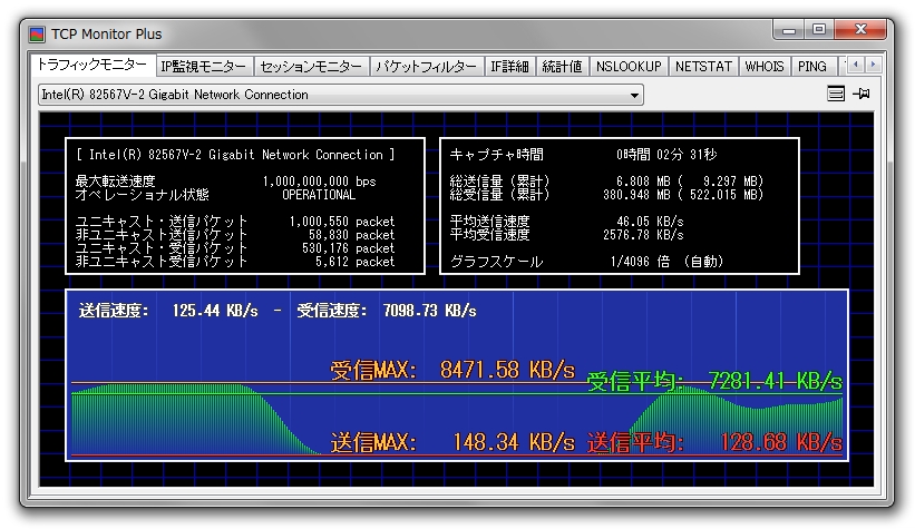 「TCP Monitor Plus」