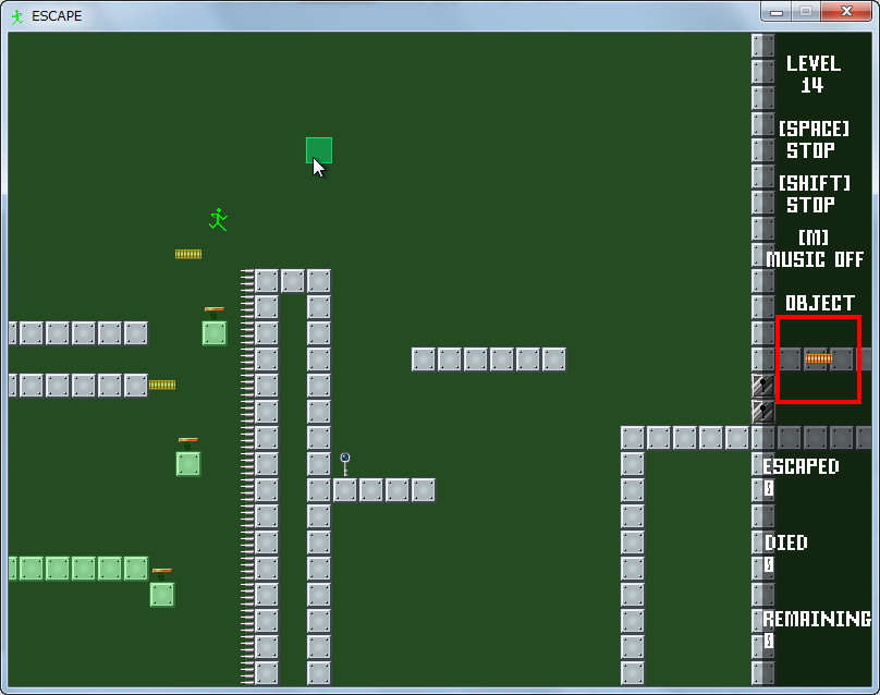14から16までのステージではリアルタイムで道具を配置する必要がある
