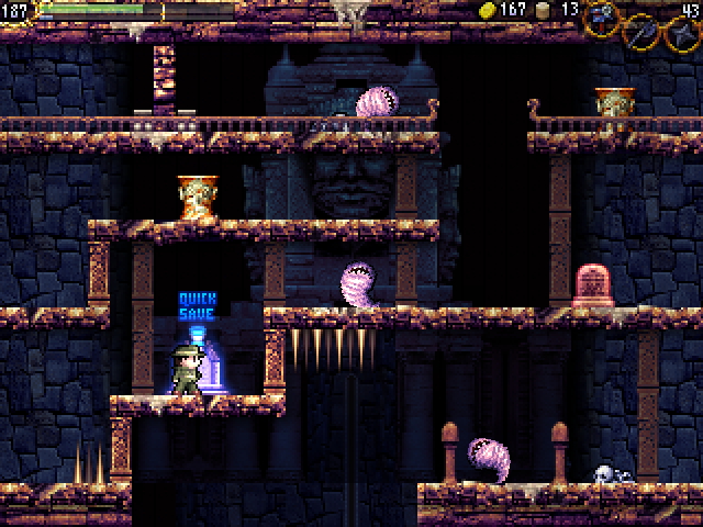 聖杯石碑ではセーブが行える。新しいフィールドではまず聖杯石碑を探そう