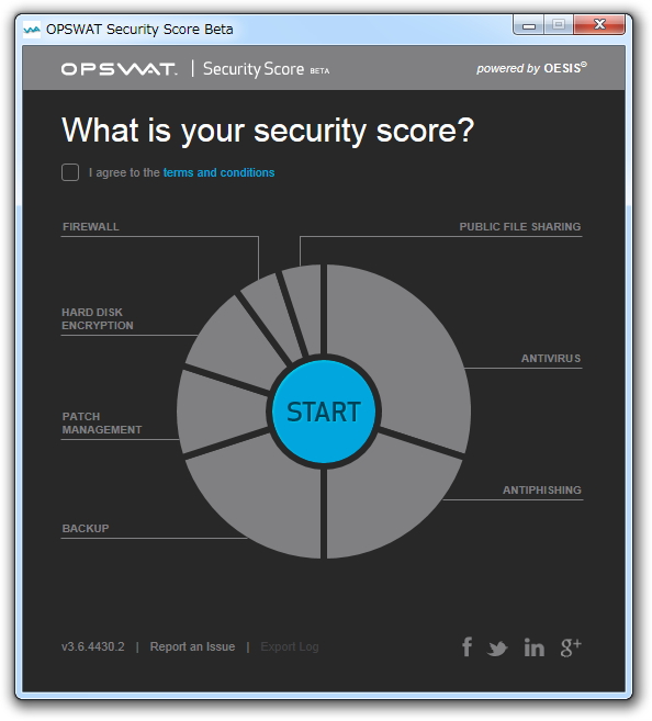 「OPSWAT Security Score」v3.6.4430.2