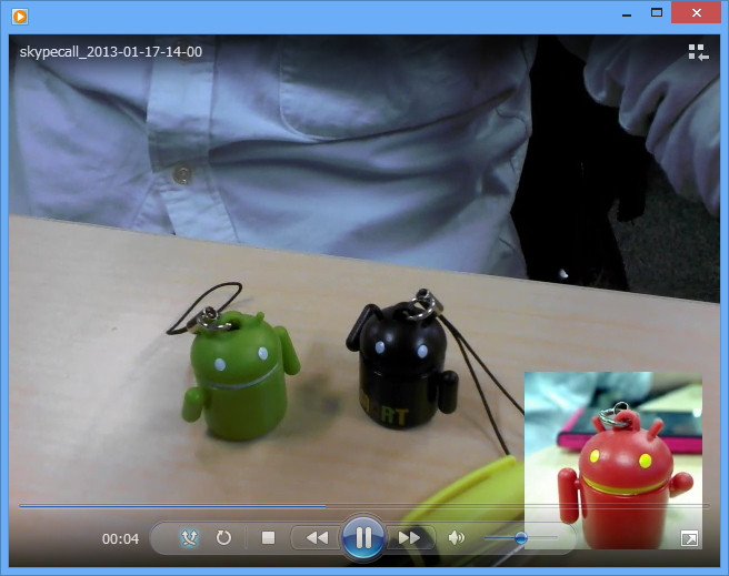 双方をPIPで録画