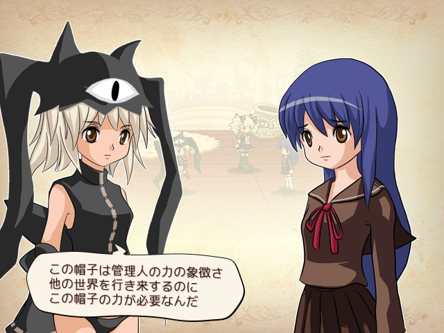 帽子はこの世界を象徴する存在です