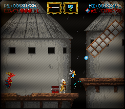 武器とは別に攻撃を補助する妖精や扉を開けられる鍵などを1つだけ持てる