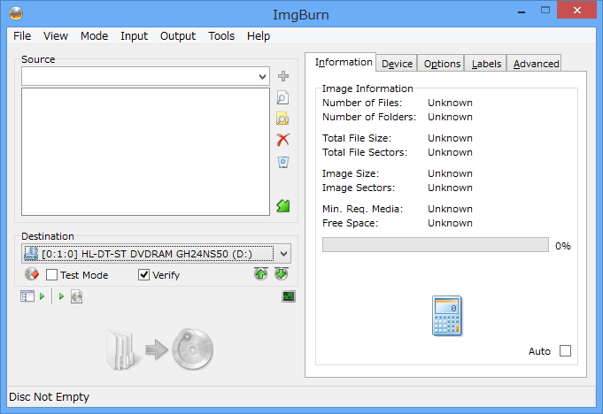 “Build”モード