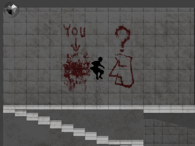 エリア内には、攻略のヒントとなる絵が描かれている場所もある