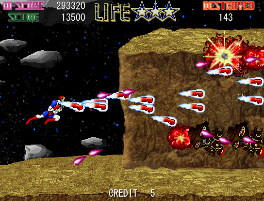 無数のパンチを遠くに飛ばして戦う熱血漢“シャークン拷”