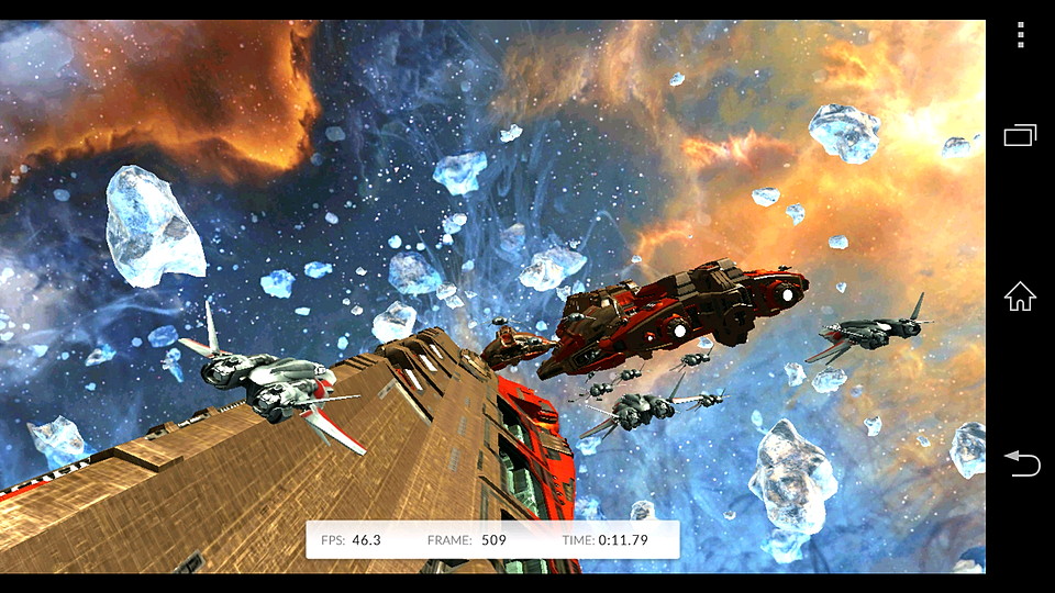 デモムービーに続いて、3部構成のテストが連続で実施される