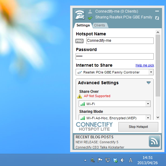 「Connectify」v5.0.0.27319