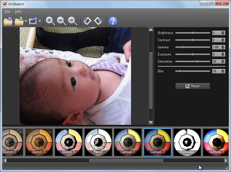 3Dアニメ風フィルター