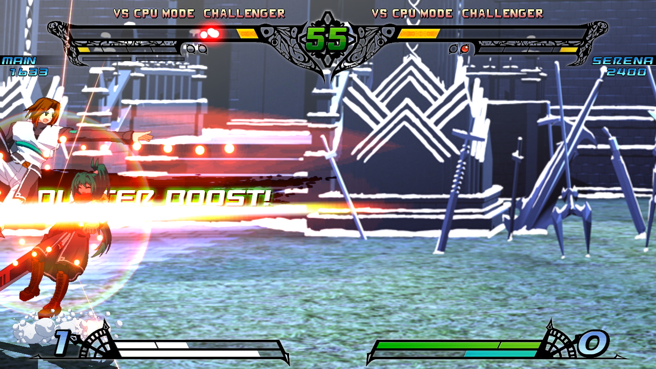 ダメージを受けている最中に無敵技で割り込む“カウンターブースト”。当然ながら連発はできない