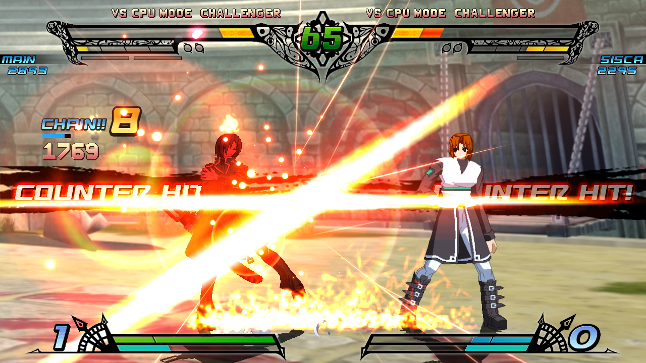 攻撃のエフェクトがとくに美しく描かれている。覚醒必殺技ではキャラクターイラストがカットインする演出もあり、ビジュアルで大いに盛り上げてくれる