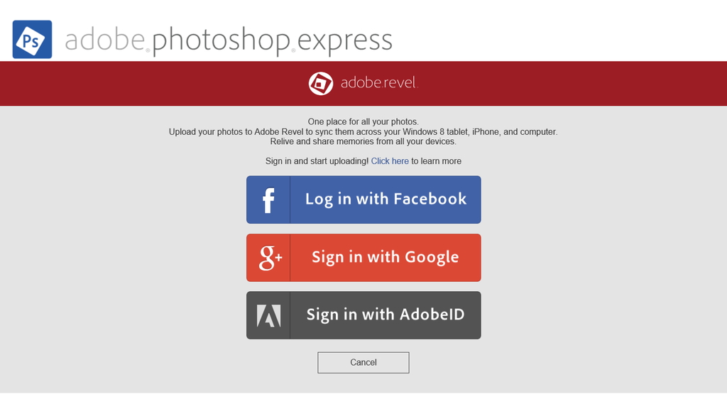 “Adobe Revel”はクラウド連携が特長の写真管理アプリ（現在のところ、Mac OS X/iPhone/iPad版のみ提供）