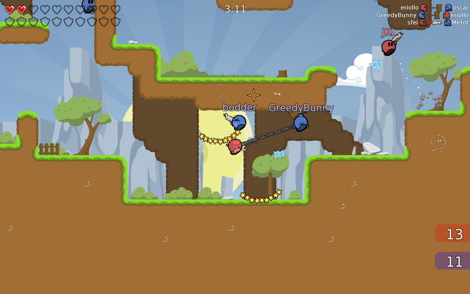 カタナを取ると見た目が変わり、強力な突進攻撃を繰り出せるようになる