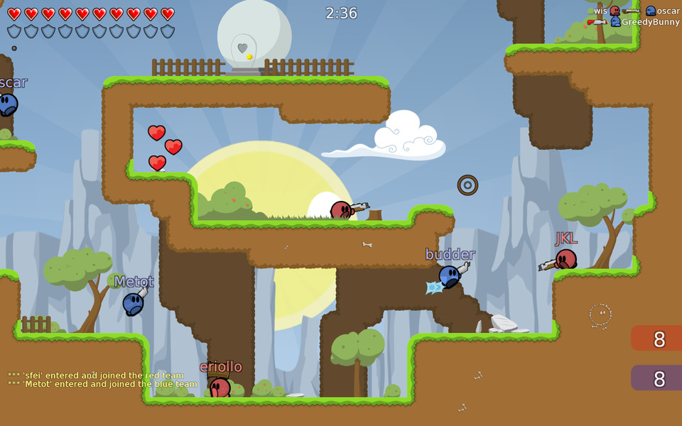 世界中のプレイヤーが集って遊んでいる。全く言葉が通じないこともあるが、腕前は戦えば通じるので大丈夫