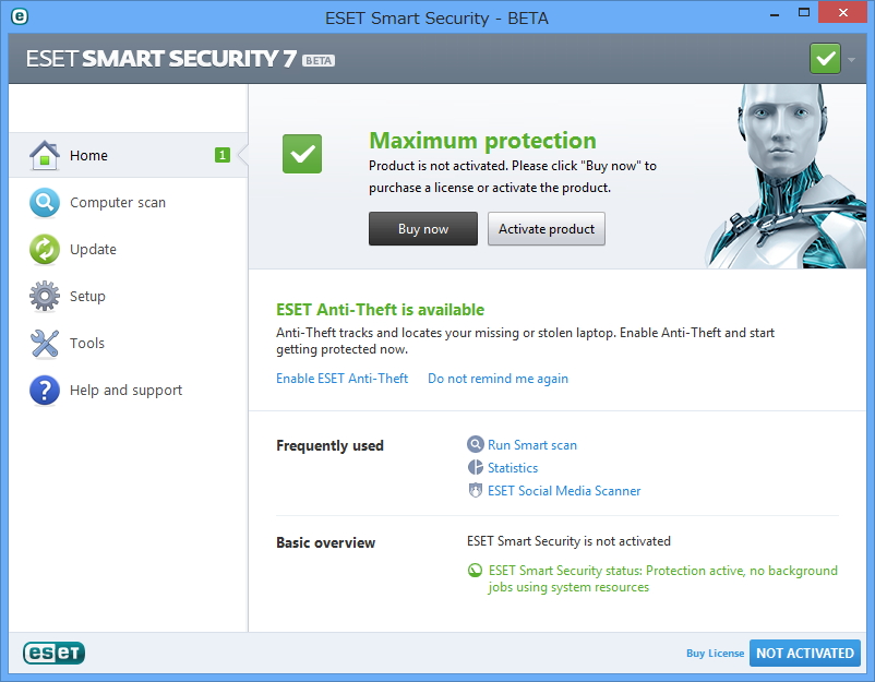 「ESET Smart Security」v7.0.28.0