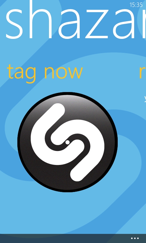 「Shazam」v2.3.4.0（Windows Phone 7向け）