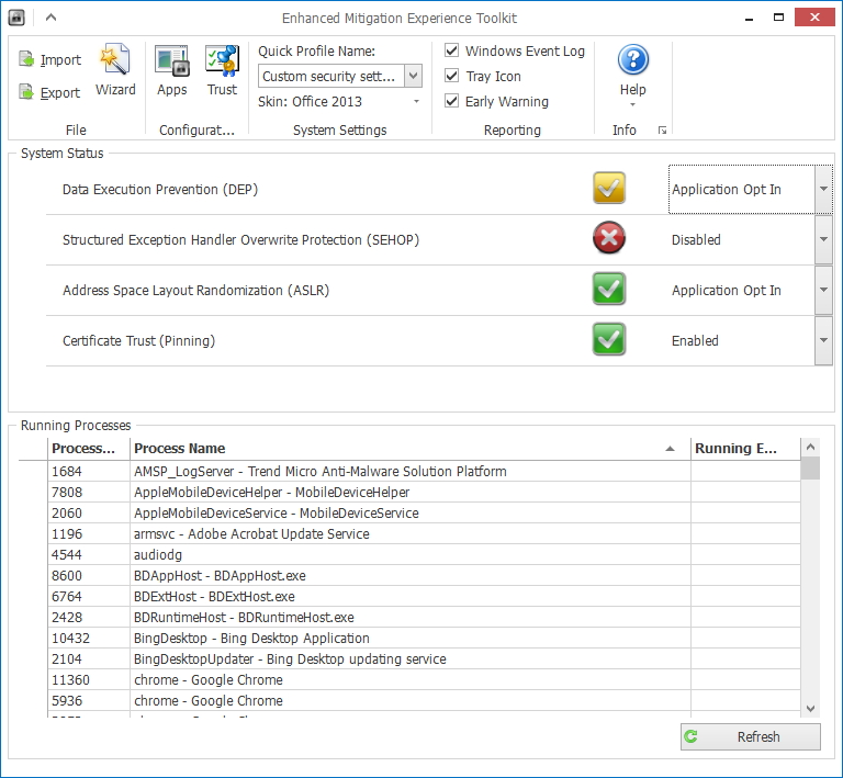 「Enhanced Mitigation Experience Toolkit（EMET）」v4.0