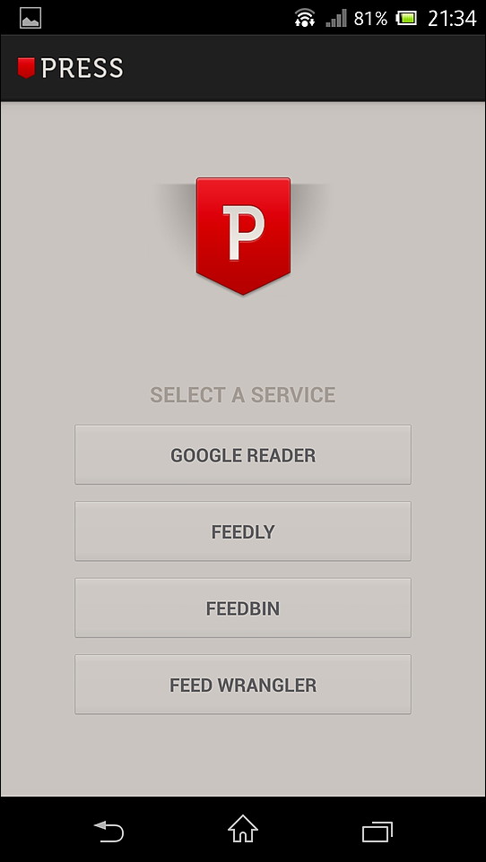 “Feedly Cloud”以外にも、“Feedbin”、“Feed Wrangler”というオンラインRSSリーダーに対応している
