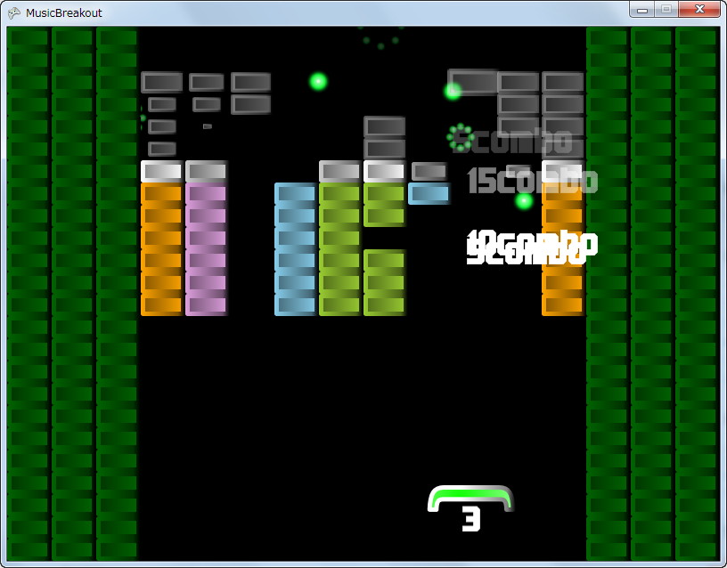 「音楽ブロックくずし」