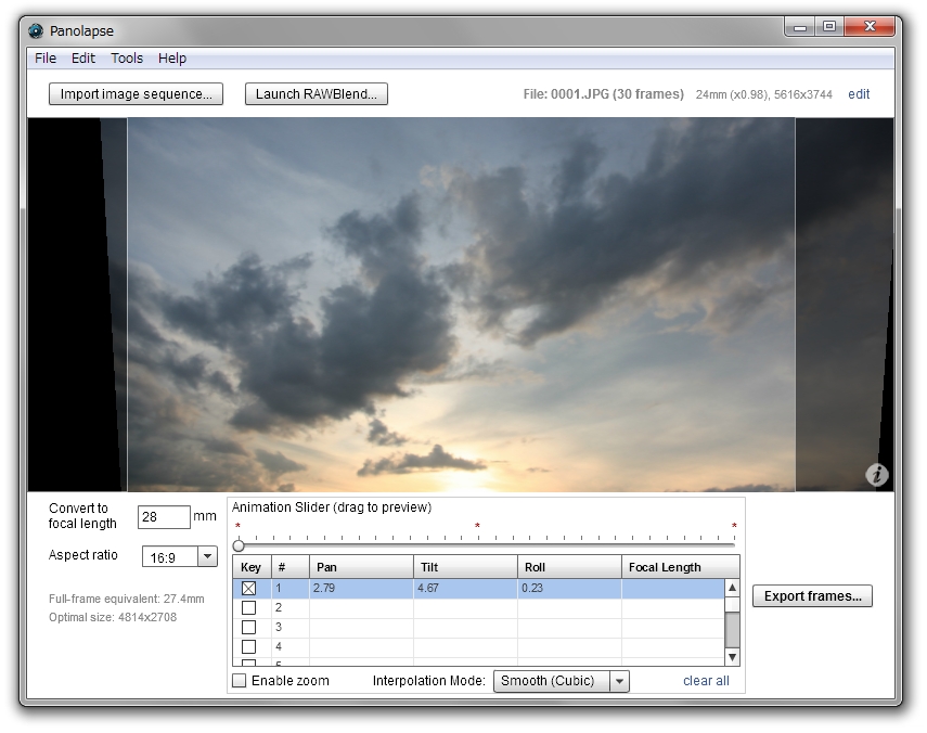 「Panolapse」v1.15