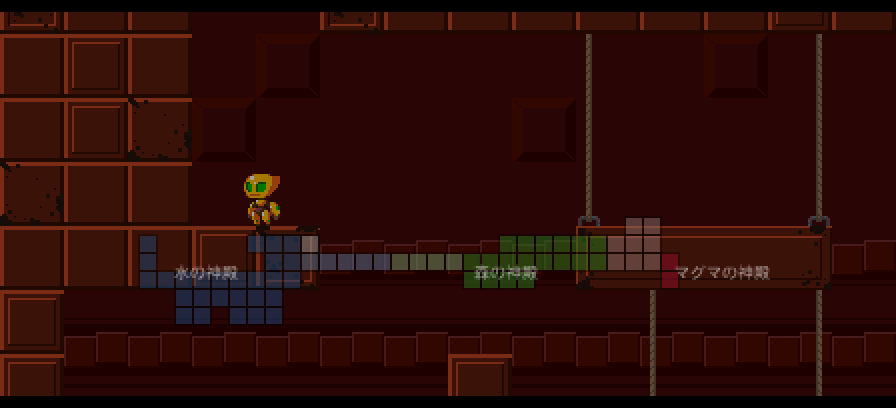 現在どこのエリアにいるかは［Enter］キーで確認が可能だ