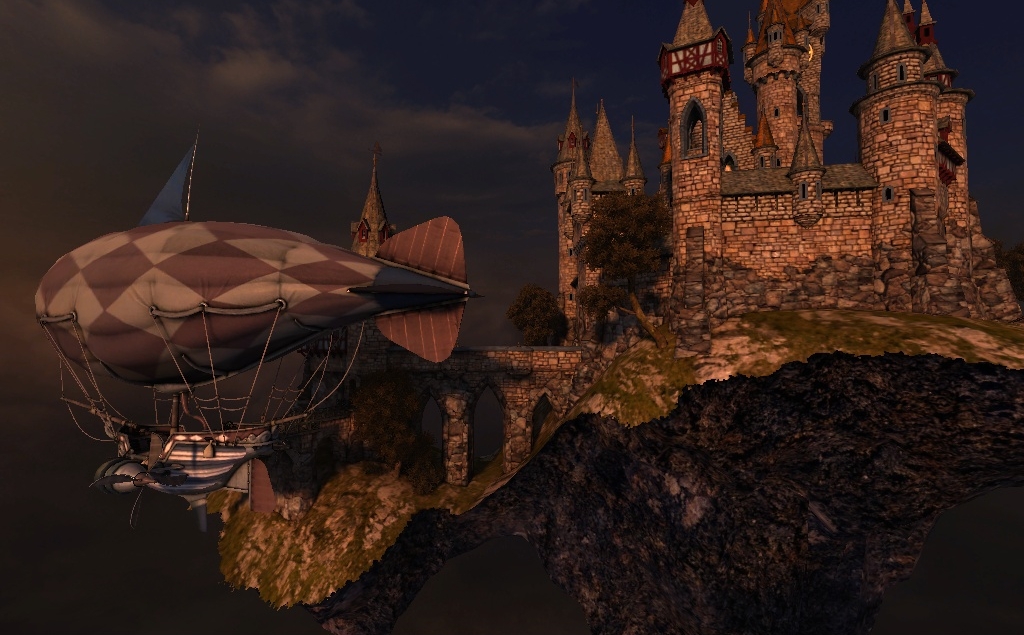 飛行船用の空中ドック