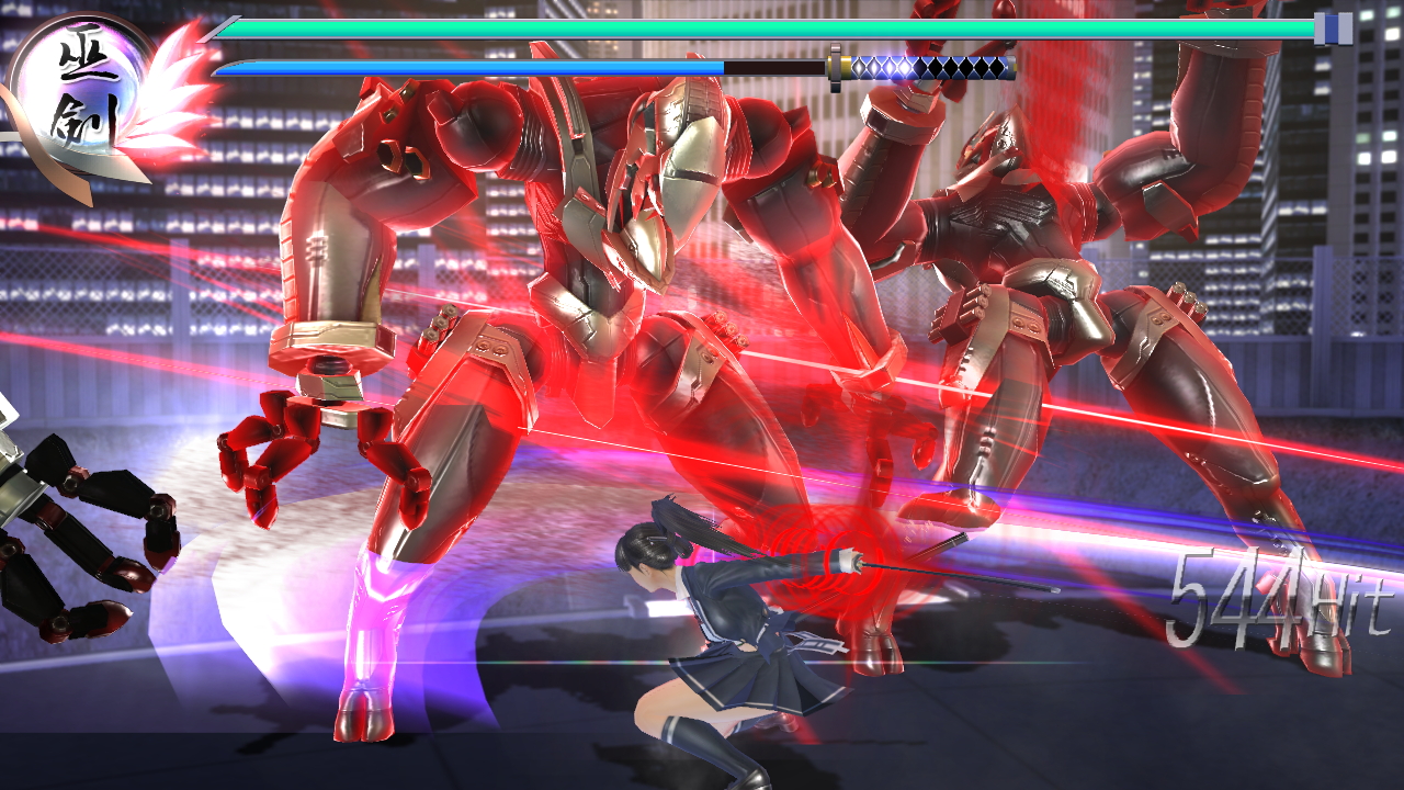 雑魚はとにかくノンストップで斬りまくり