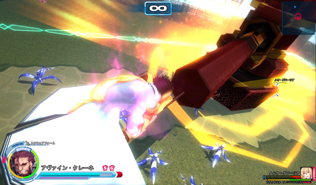 “アルティメットドライブ”状態では、“オーバーフォース”や“アルティメットフォース”などの大技を使える。当たれば一方的に大ダメージを与えることが可能