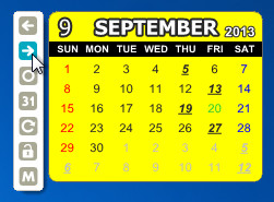 ツールバーを縦に表示