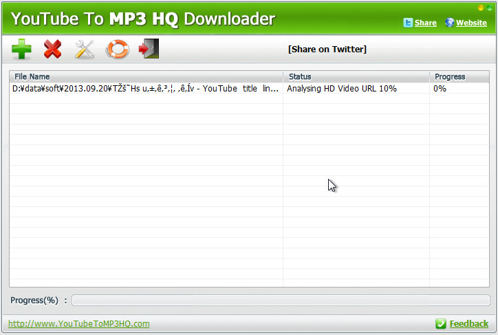 「YouTube to MP3 High Quality Downloader」v3.0