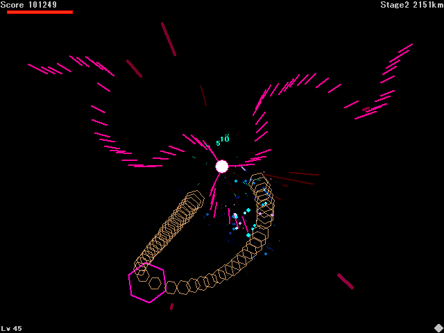 ビジュアル、サウンド、それにテキストで独自の世界観を表現する作品。ゲームとしても強化要素があったりモードが増えたりと凝った作りになっている